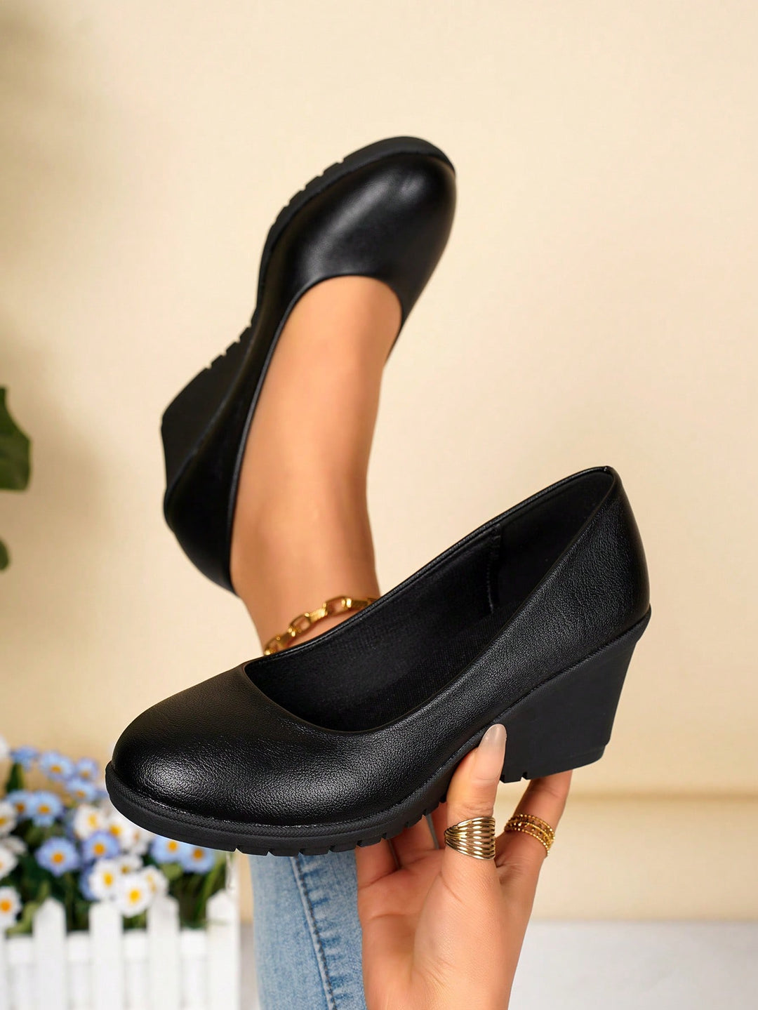 Pantofi SHEIN, negru