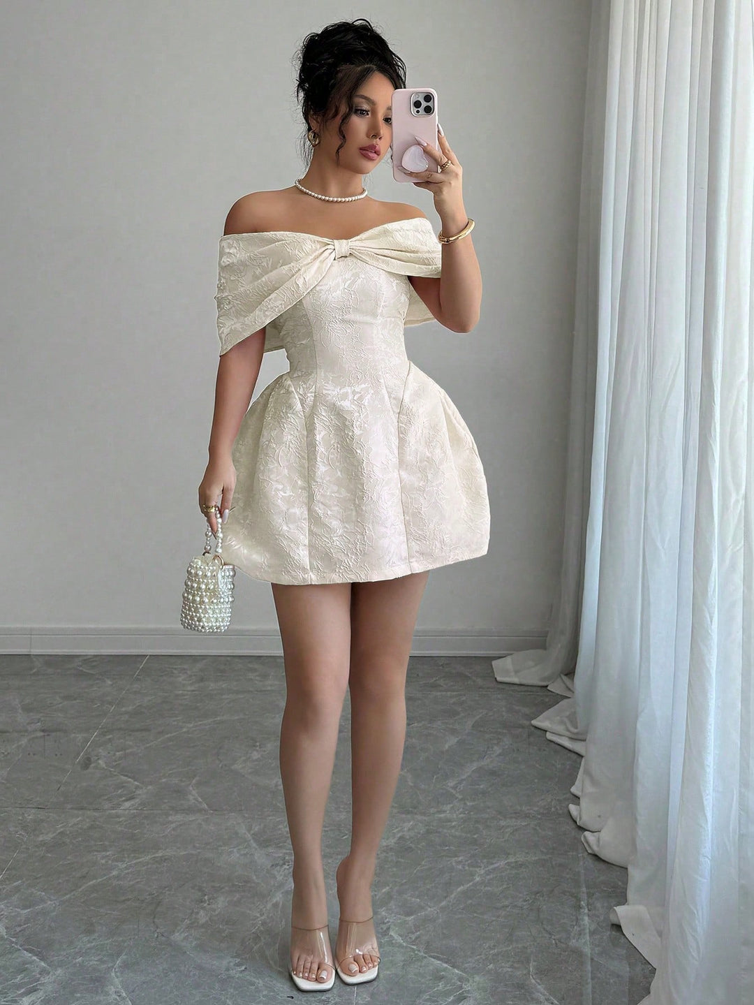 Rochie mini SHEIN, portocaliu