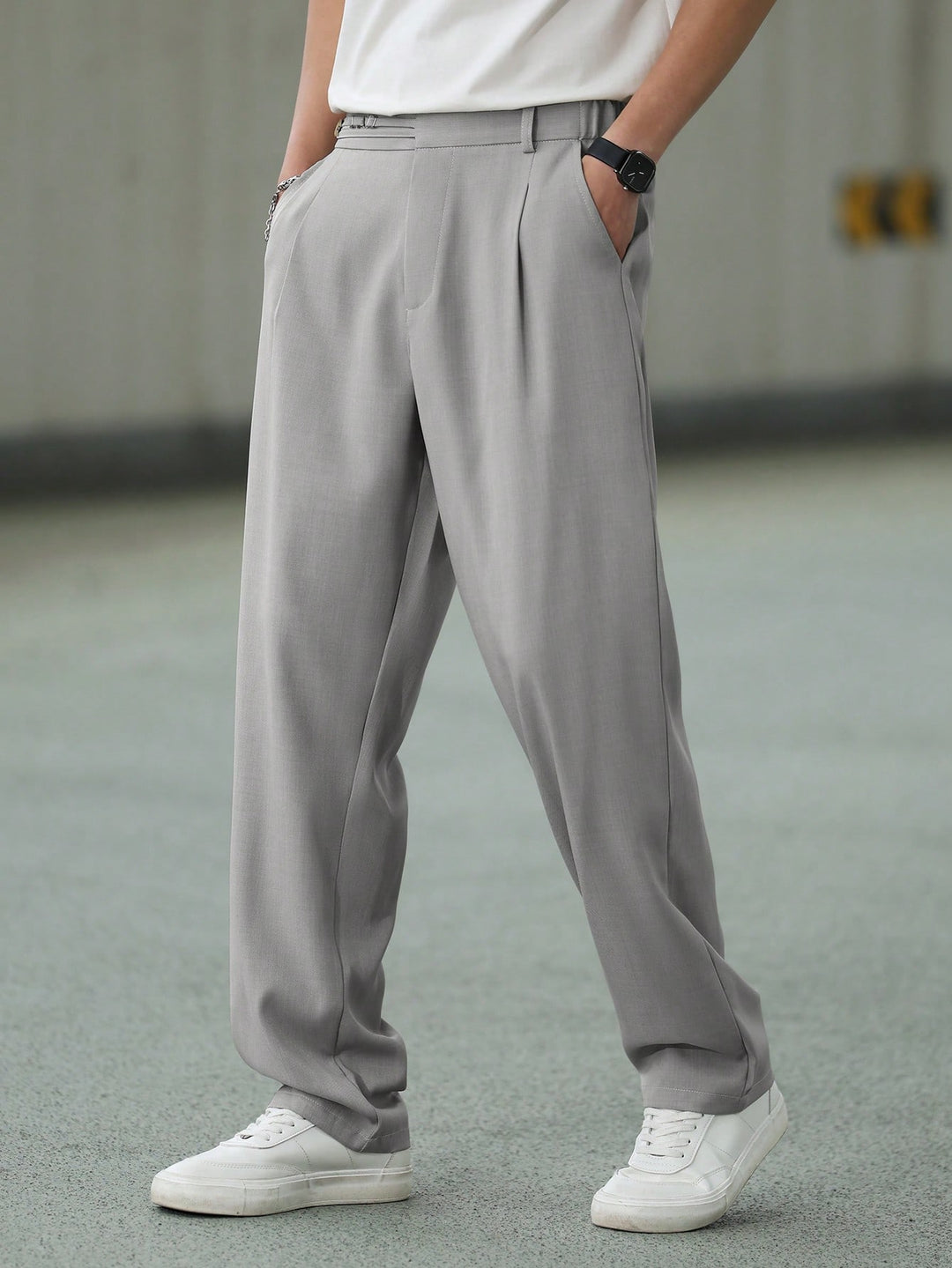 Pantaloni SHEIN, gri