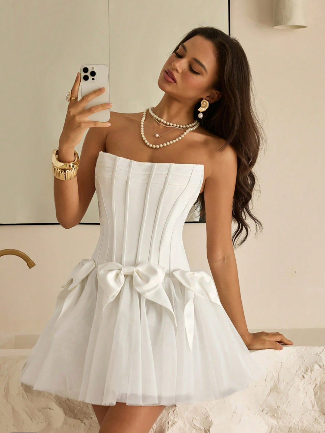 Rochie SHEIN, alb