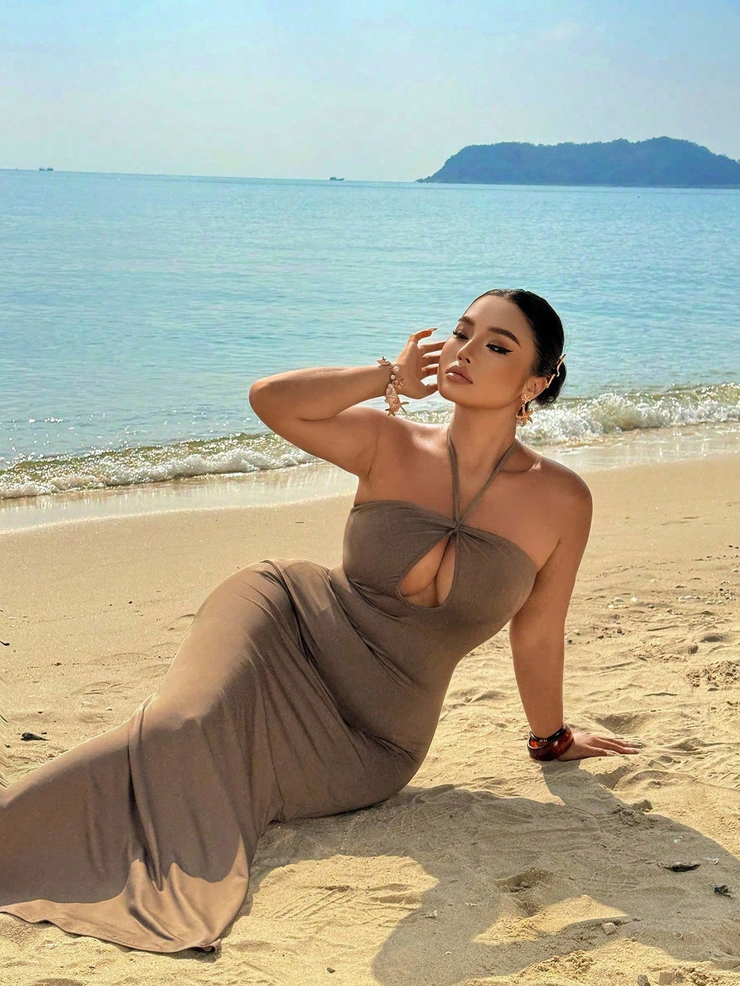 Rochie SHEIN, bej