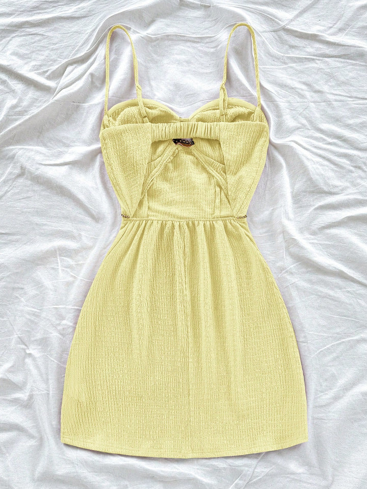 Rochie mini SHEIN, galben