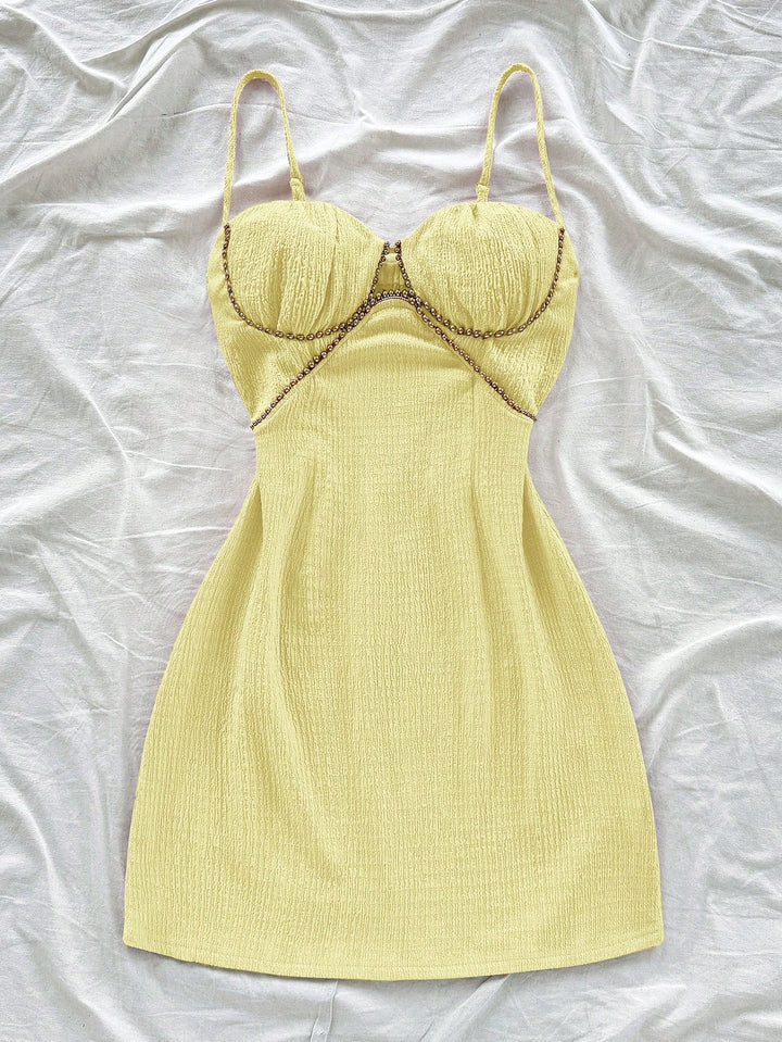 Rochie mini SHEIN, galben