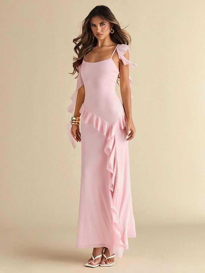 Rochie maxi SHEIN, roz
