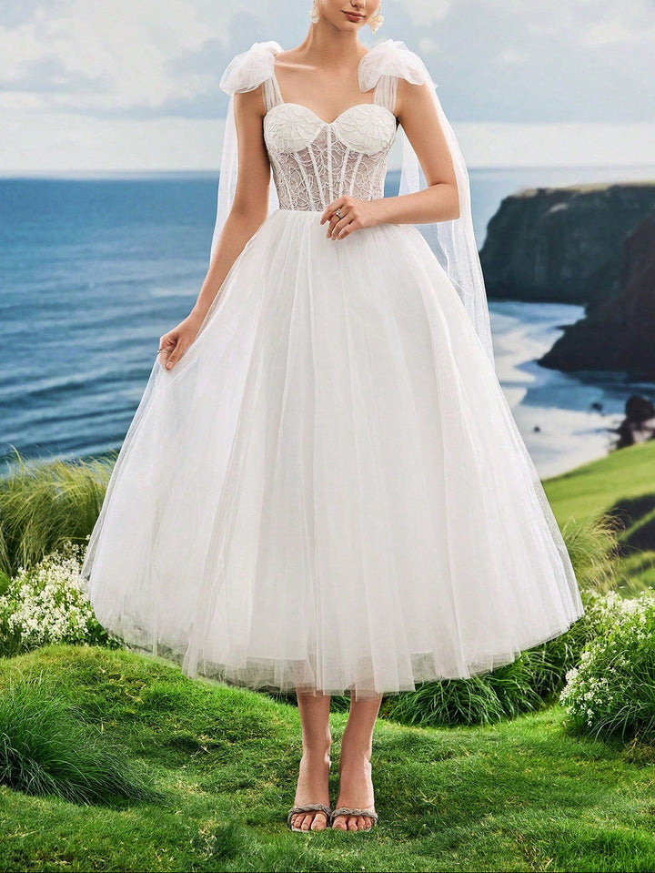 Rochie de ocazie SHEIN, alb