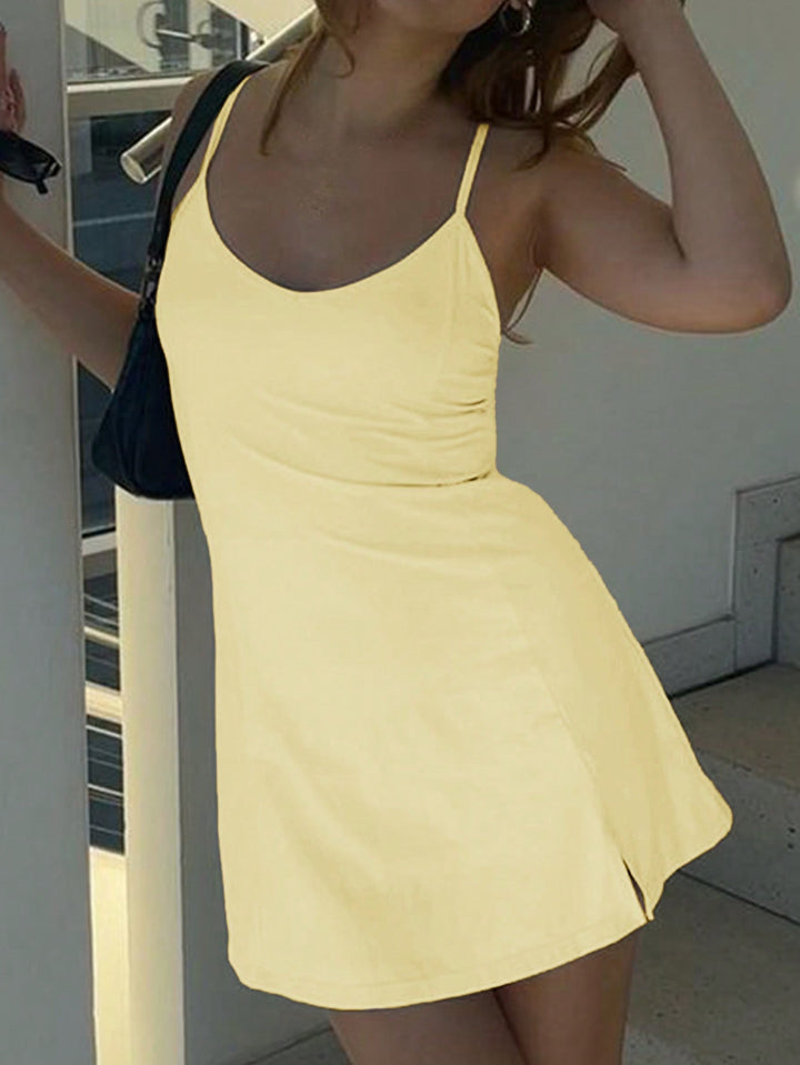 Rochie scurtă SHEIN, galben