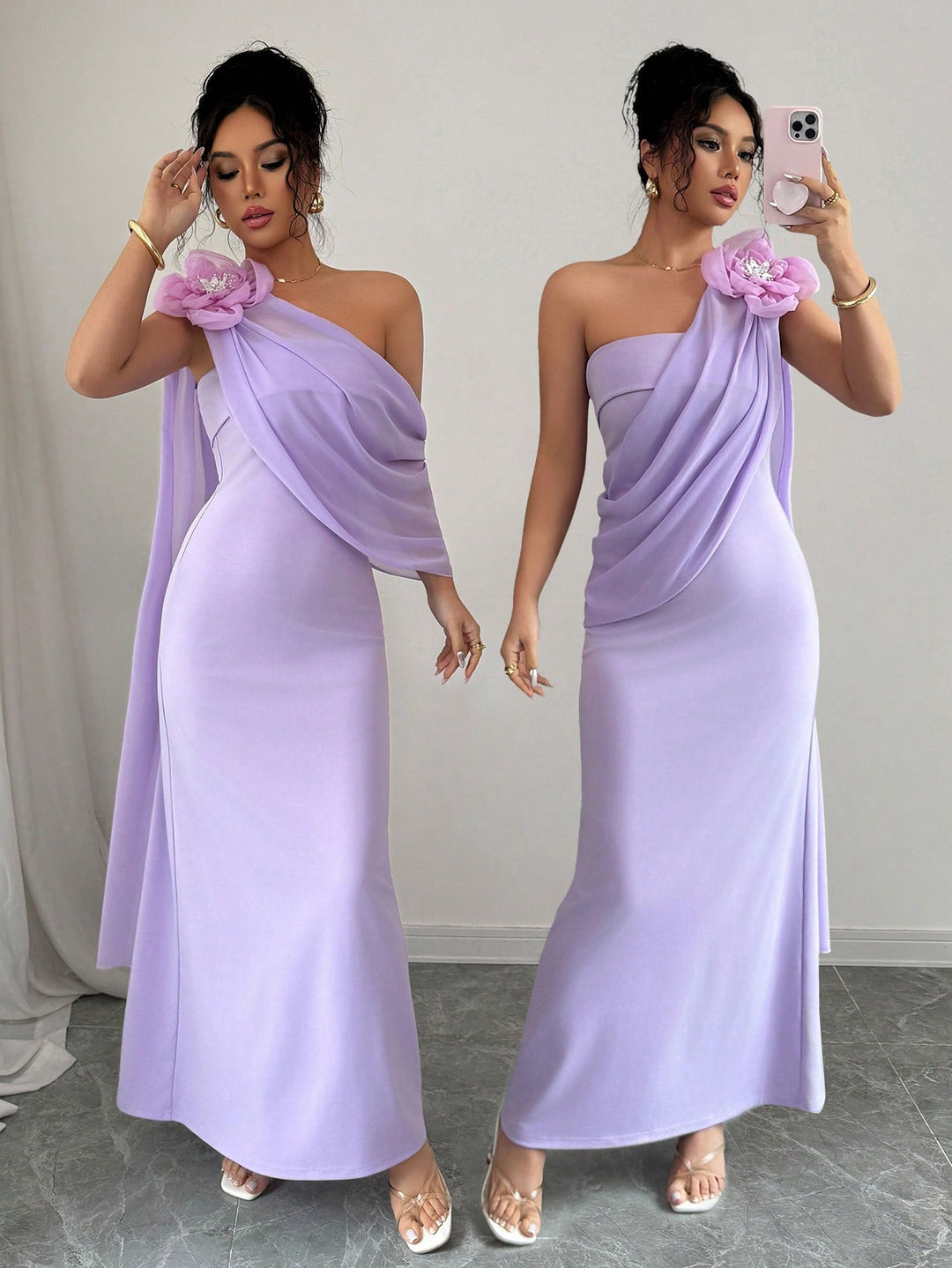 Rochie maxi SHEIN, mov
