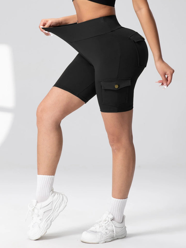 Pantaloni scurți SHEIN, negru