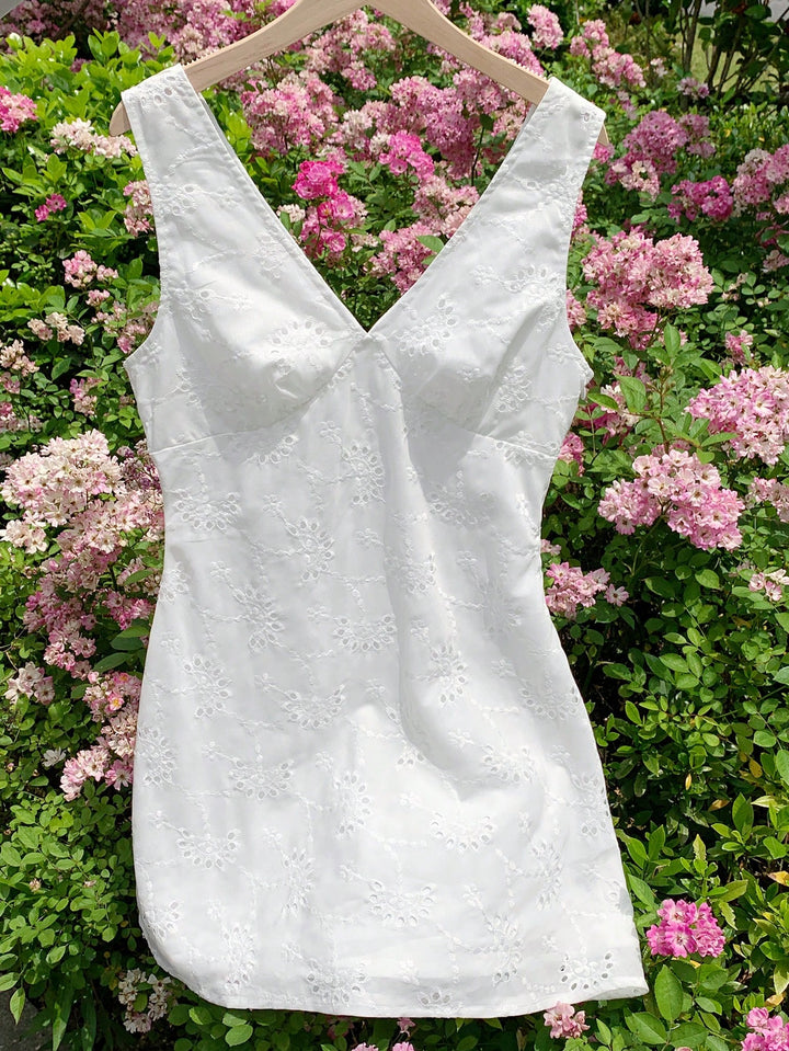 Rochie mini SHEIN, alb