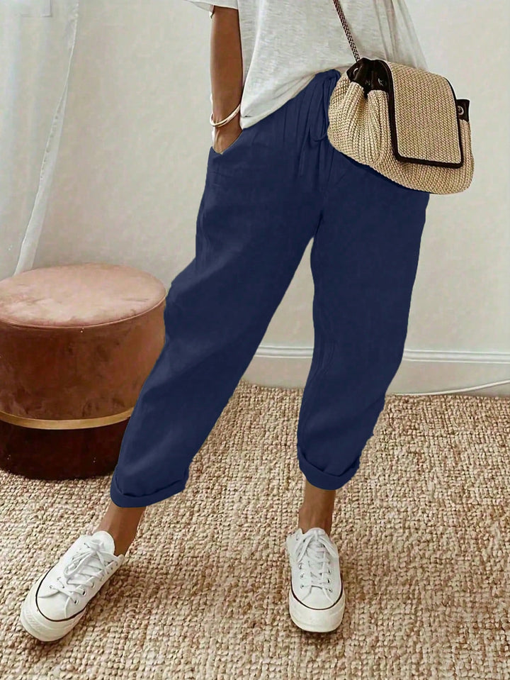 Pantaloni SHEIN, albastru