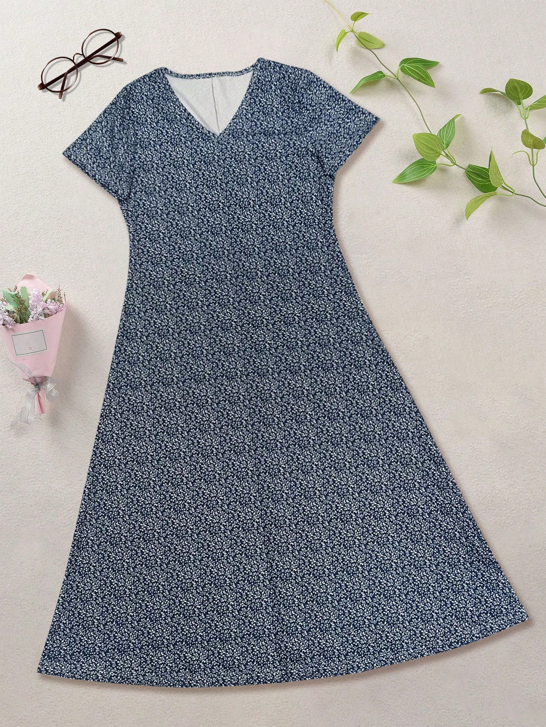 Rochie maxi SHEIN, albastru
