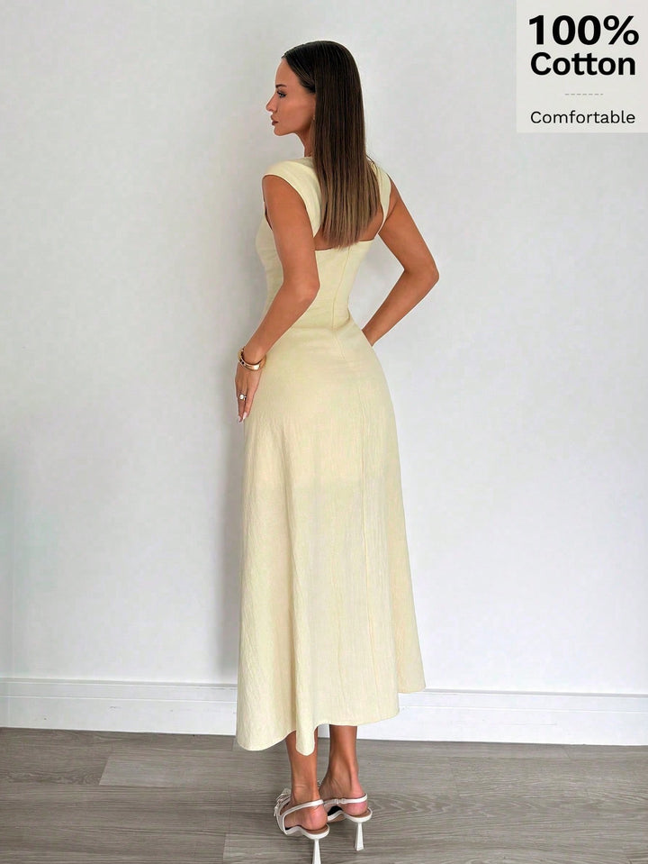 Rochie maxi SHEIN, portocaliu