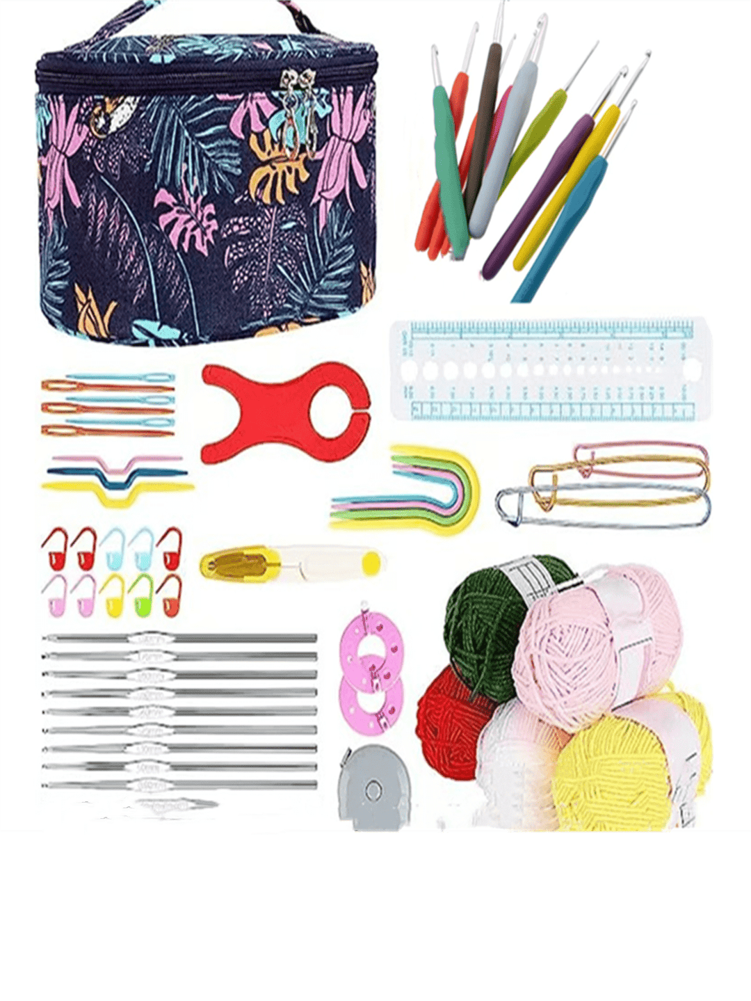 Kit croșetat SHEIN, mix culori