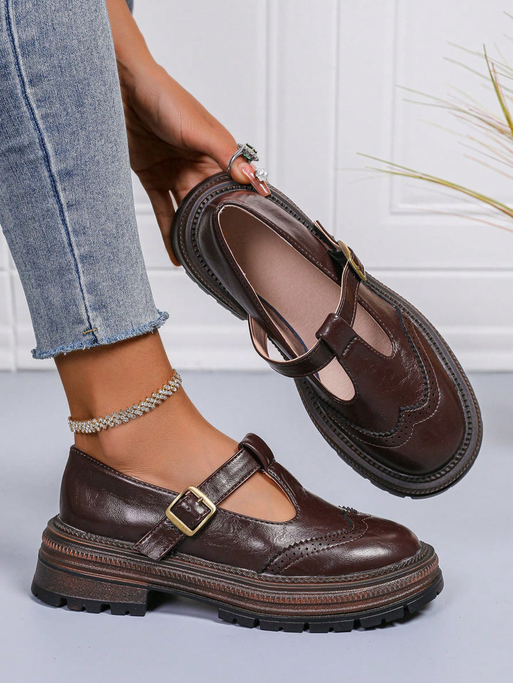 Pantofi SHEIN, maro