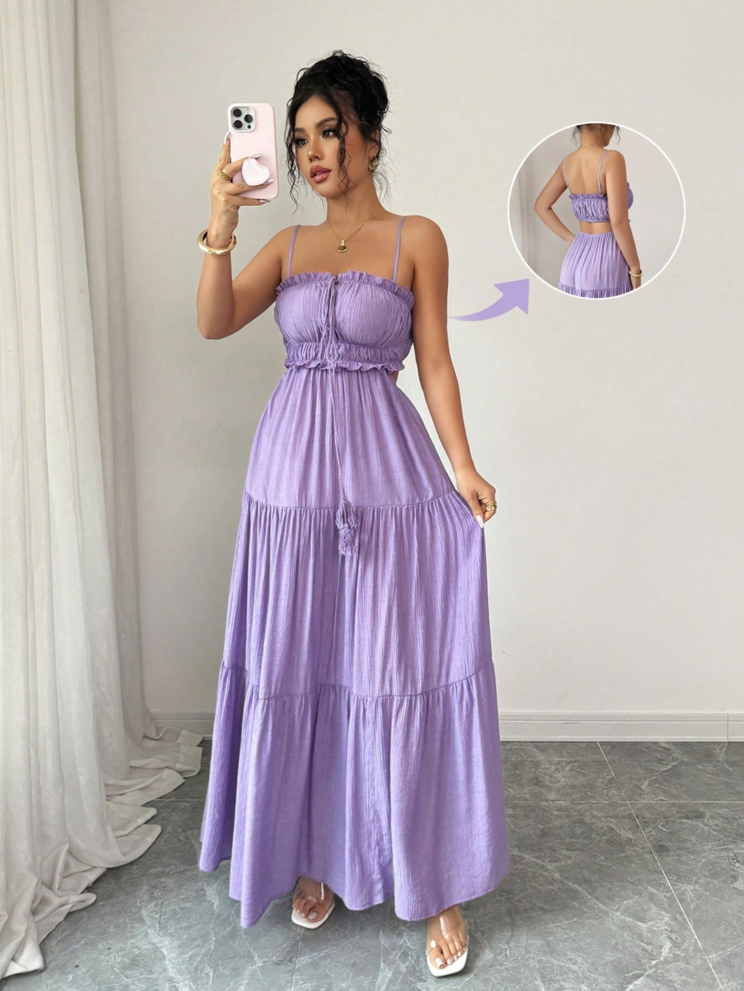 Rochie maxi SHEIN, mov