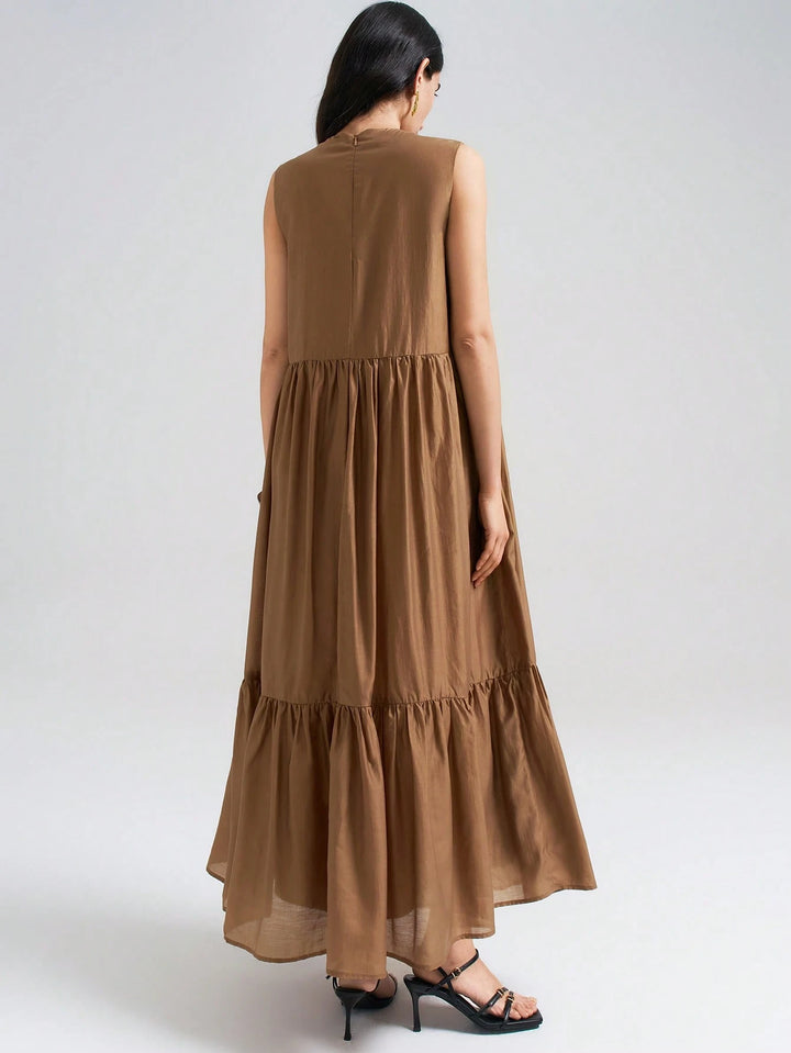 Rochie maxi SHEIN, maro