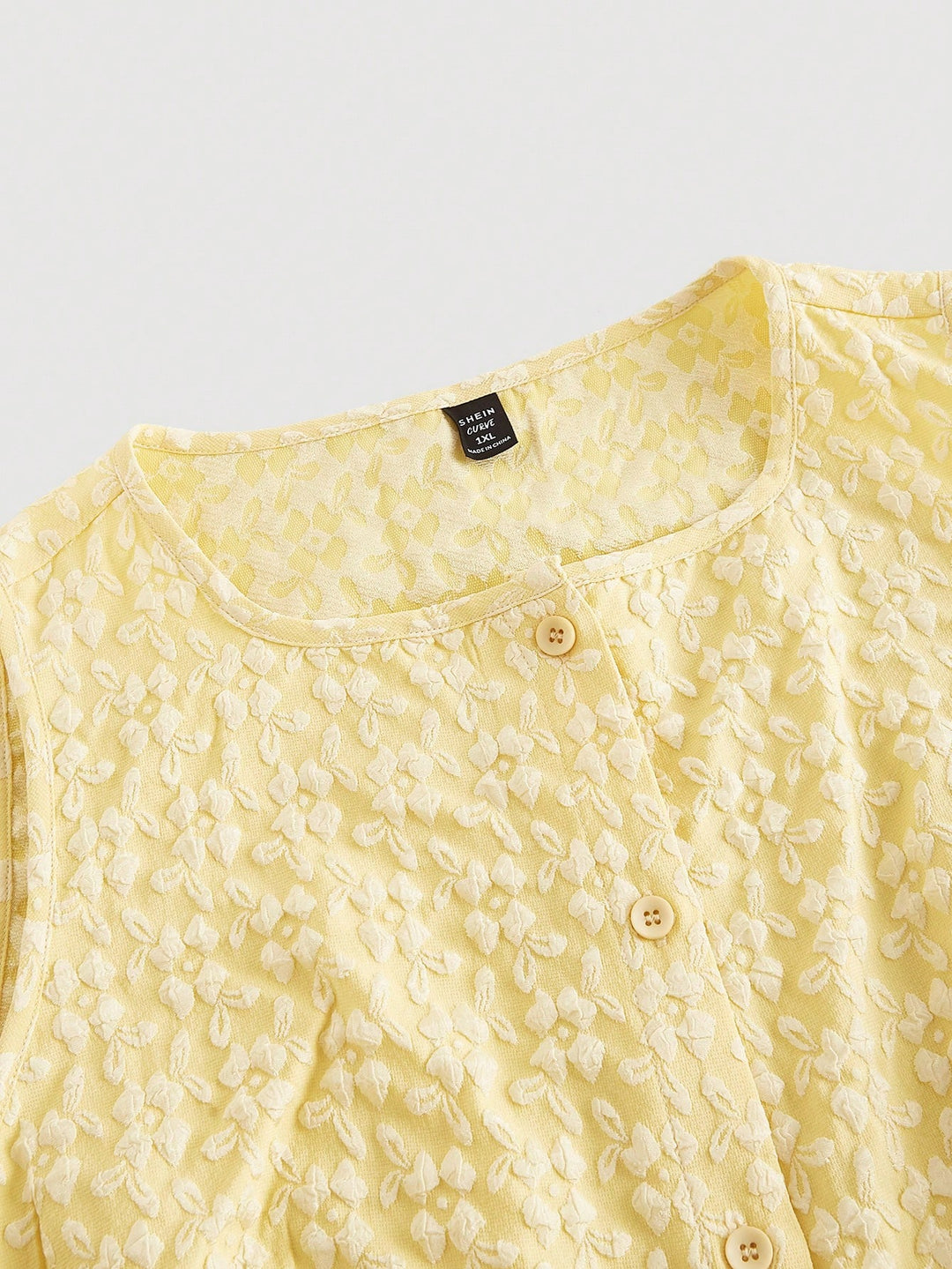 Top SHEIN, galben