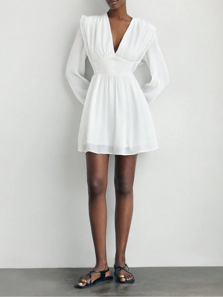 Rochie midi Shein, alb