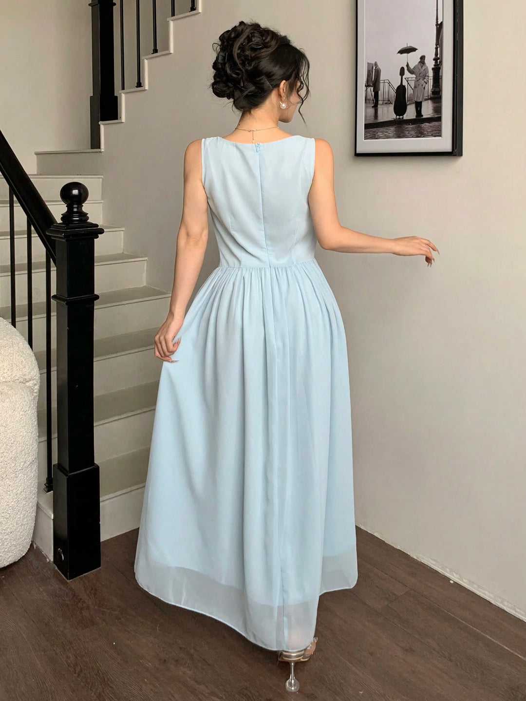 Rochie maxi SHEIN, albastru