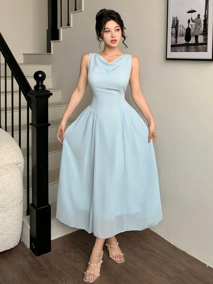 Rochie maxi SHEIN, albastru