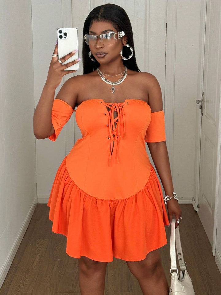 Rochie SHEIN, portocaliu