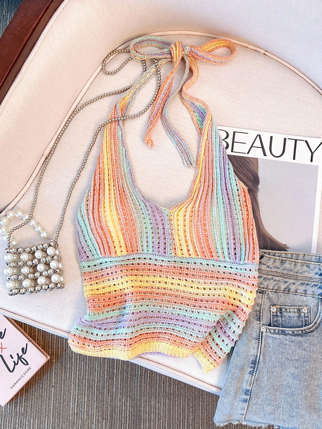 Maiou tricotat SHEIN, mix culori