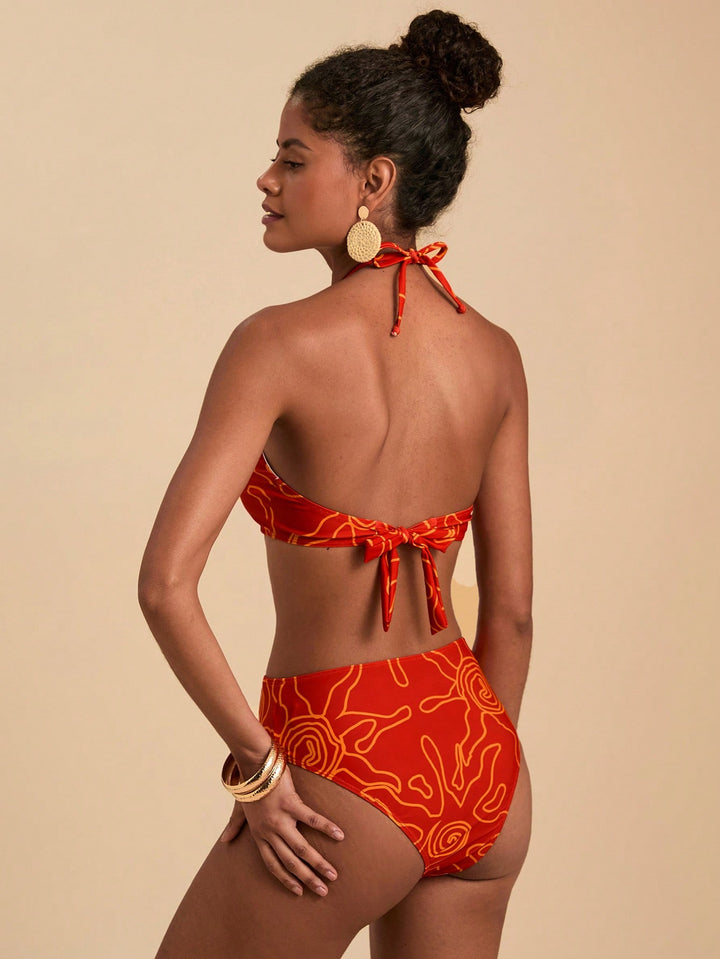 Costum de baie SHEIN, mix culori