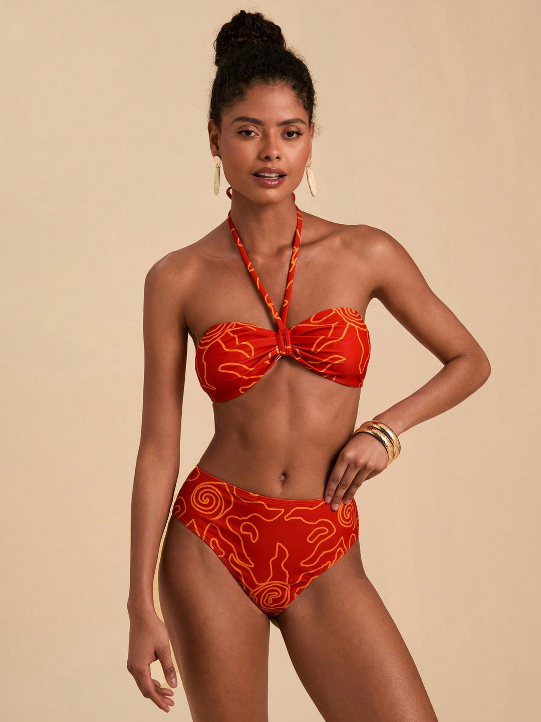 Costum de baie SHEIN, mix culori
