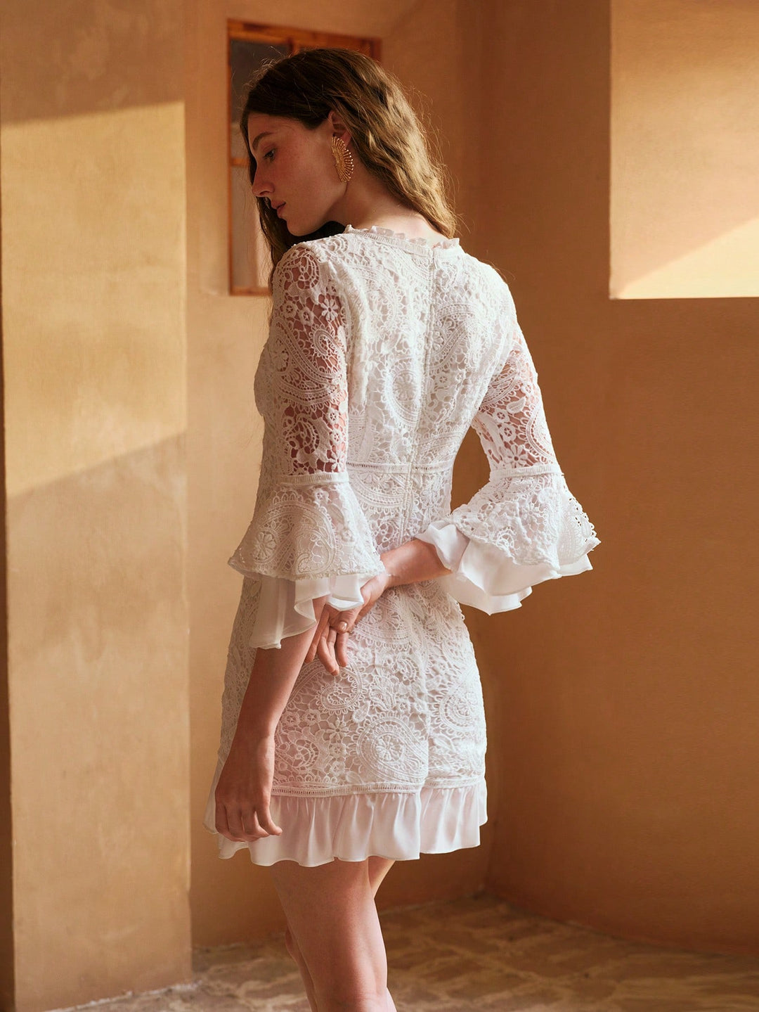 Rochie scurtă SHEIN, alb