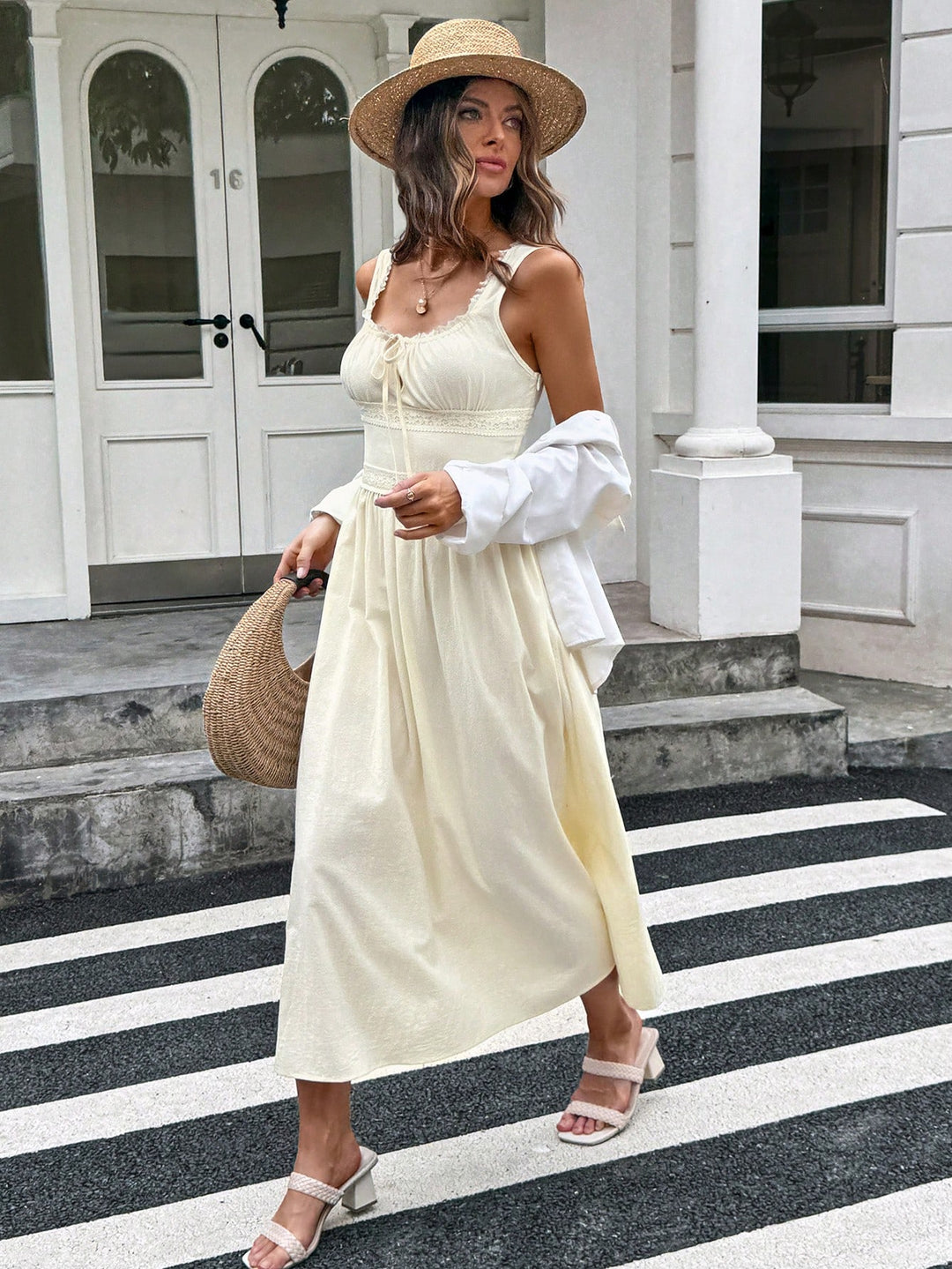Rochie maxi SHEIN, galben
