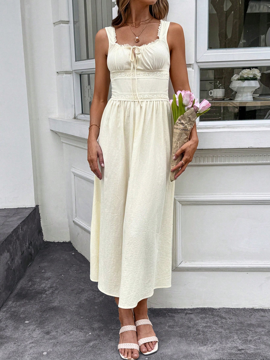 Rochie maxi SHEIN, galben
