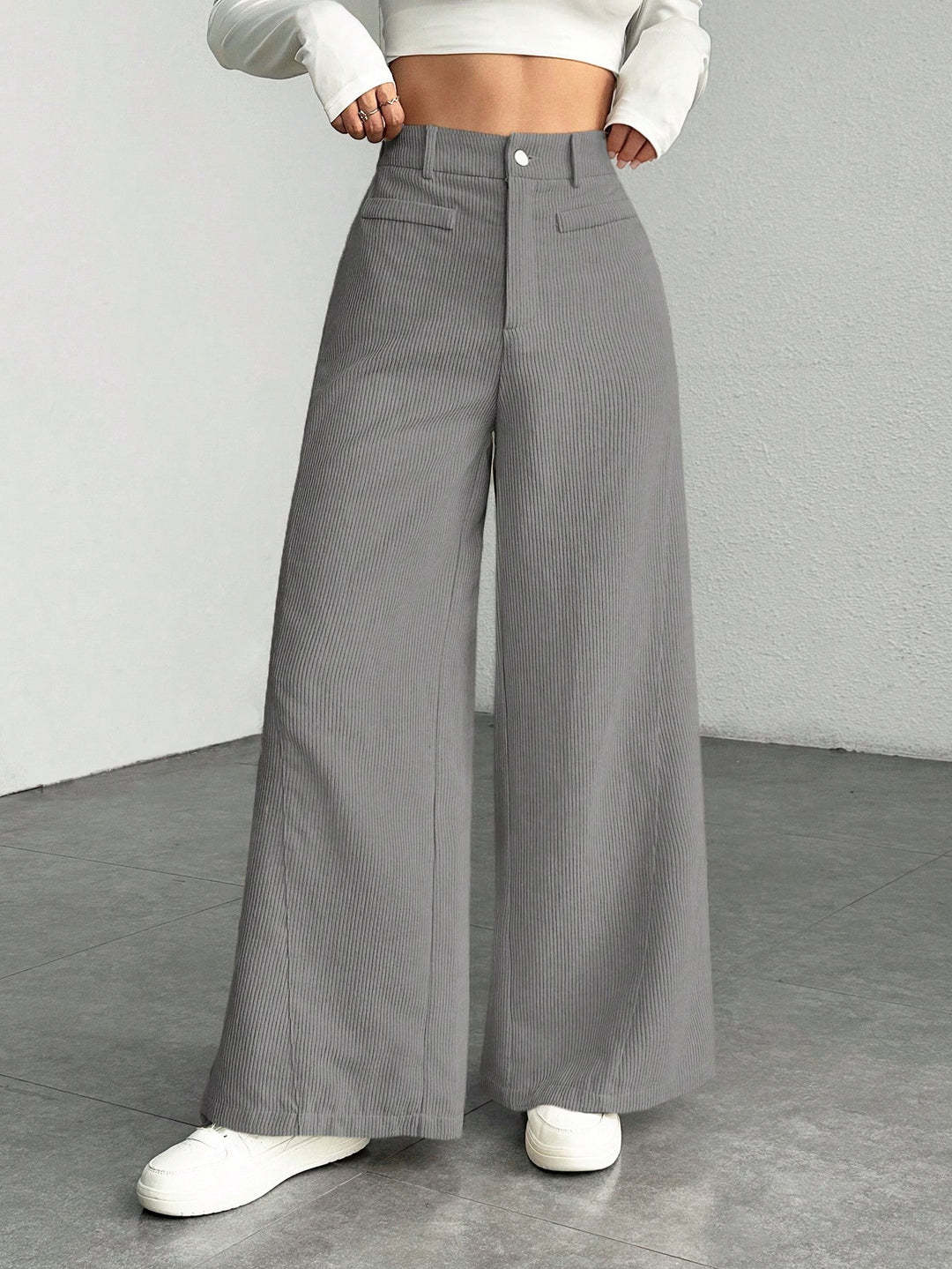 Pantaloni SHEIN, gri