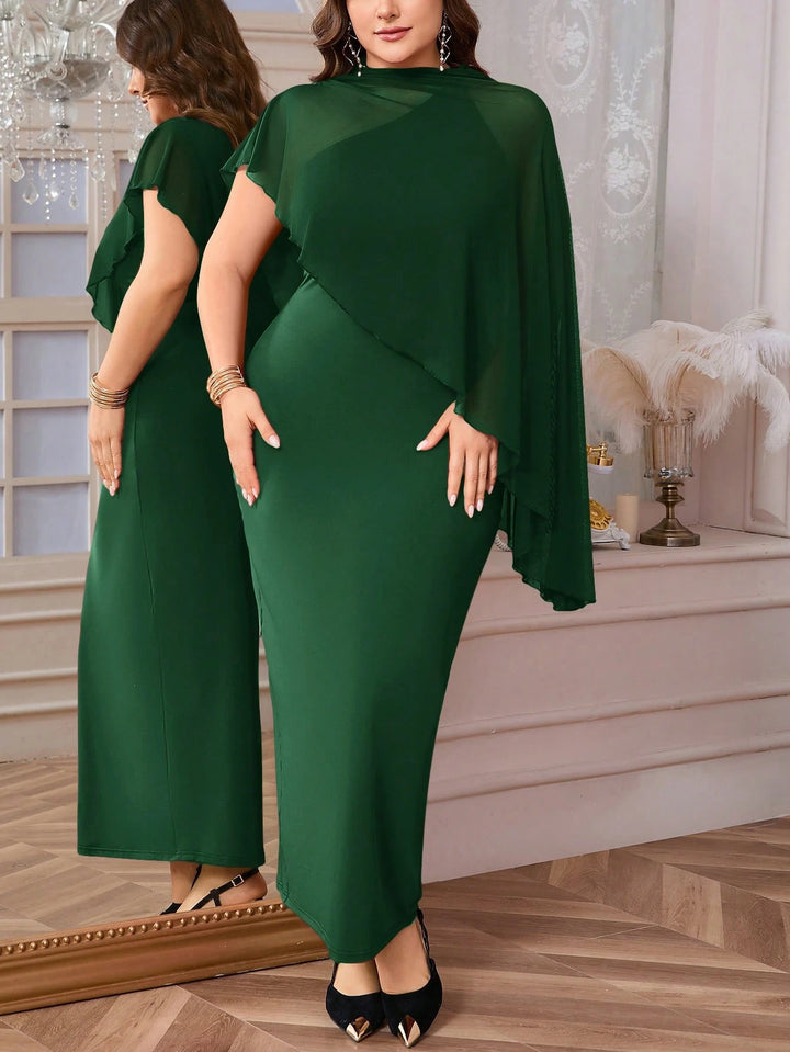 Rochie maxi SHEIN, verde
