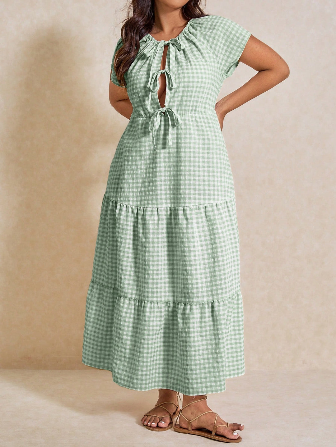 Rochie maxi SHEIN, mix culori