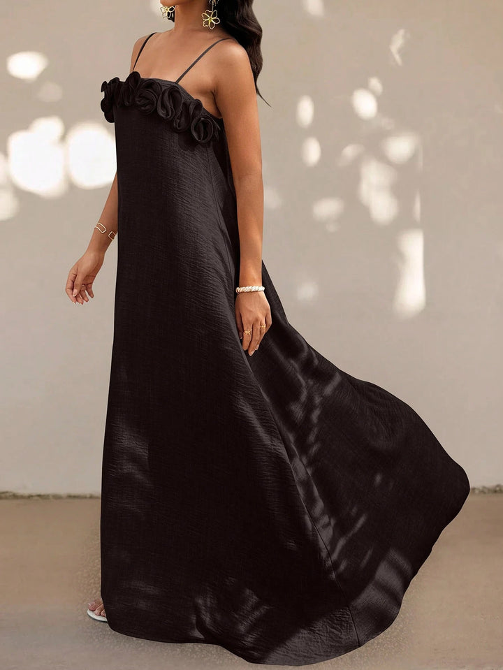 SHEIN maxi dress, brown