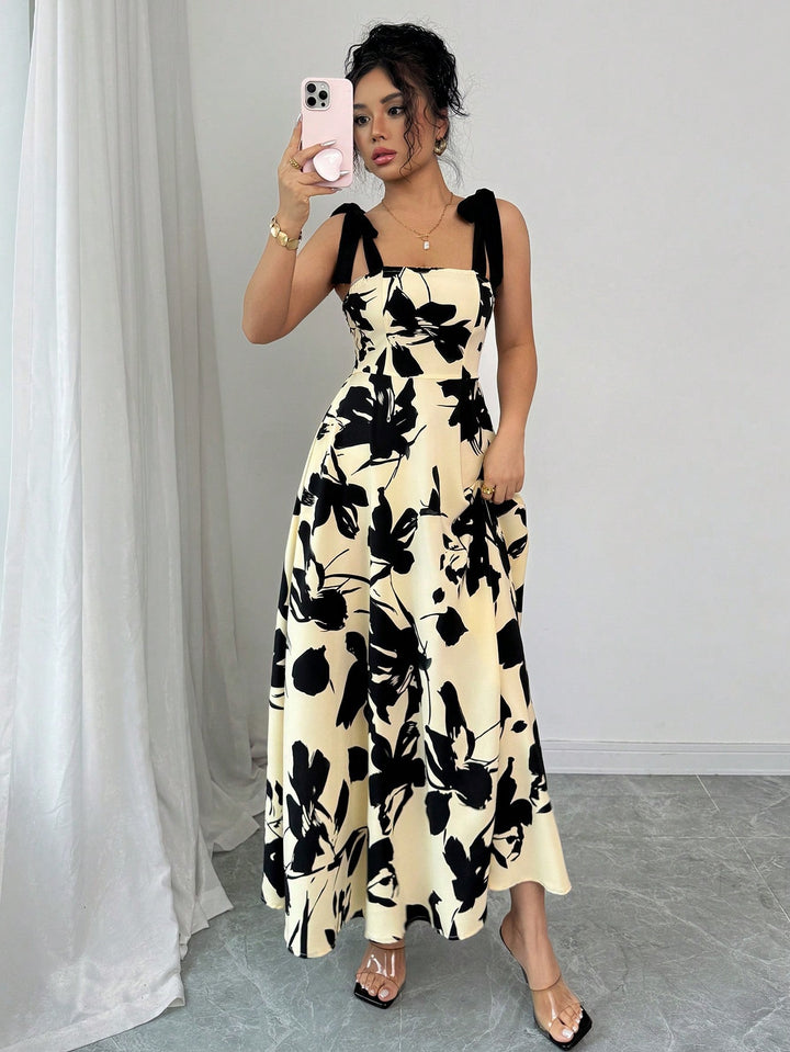 Rochie maxi SHEIN, bej