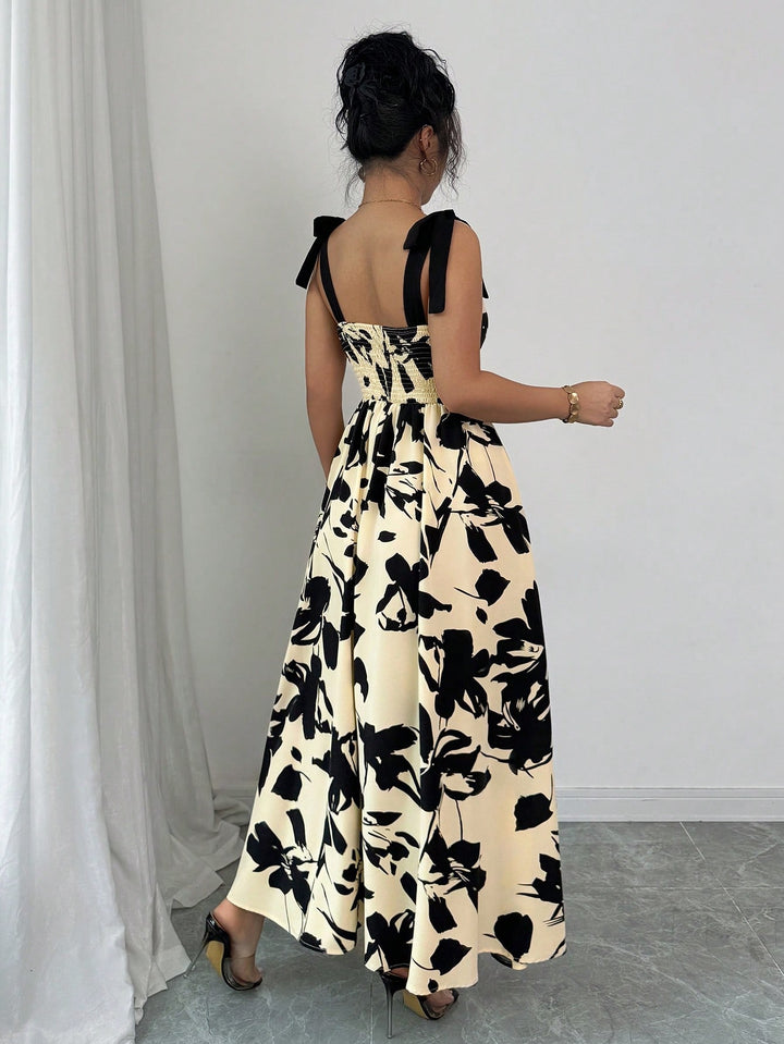Rochie maxi SHEIN, bej