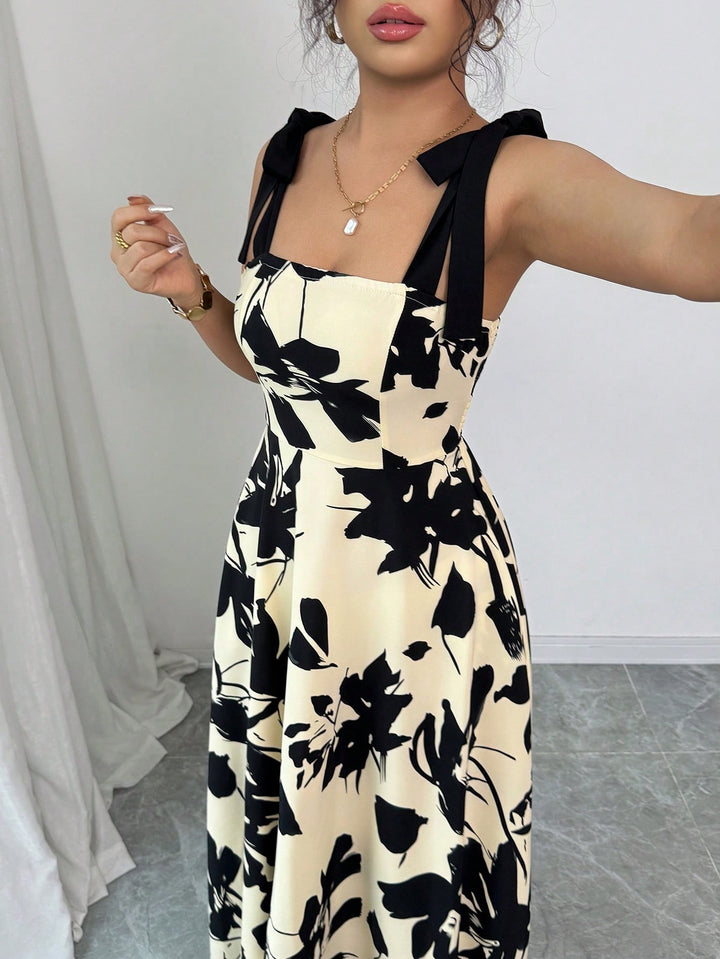 Rochie maxi SHEIN, bej