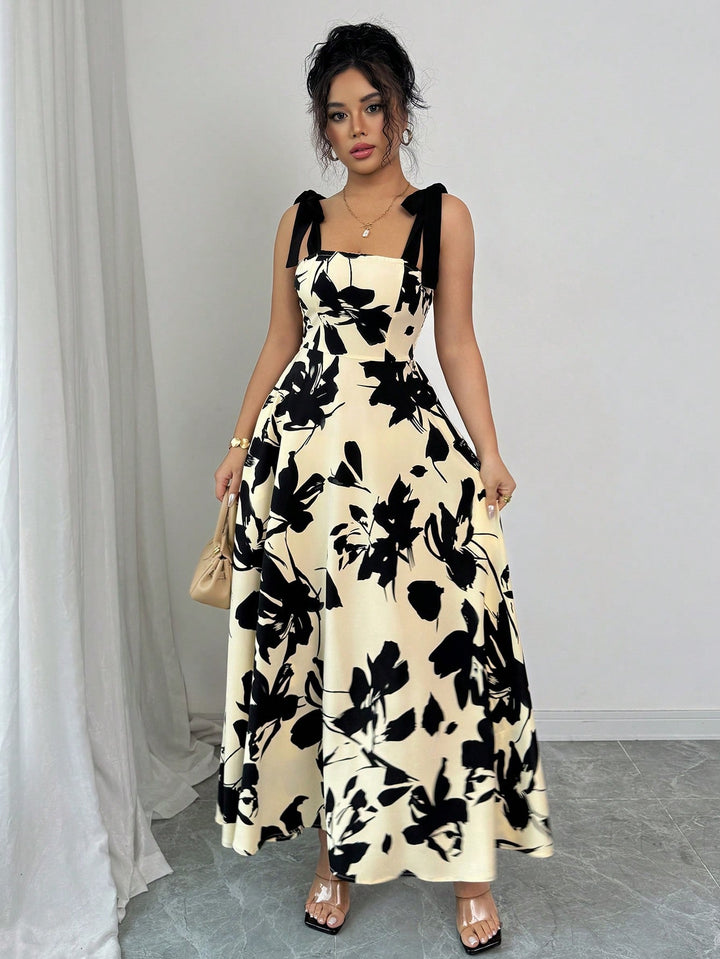 Rochie maxi SHEIN, bej