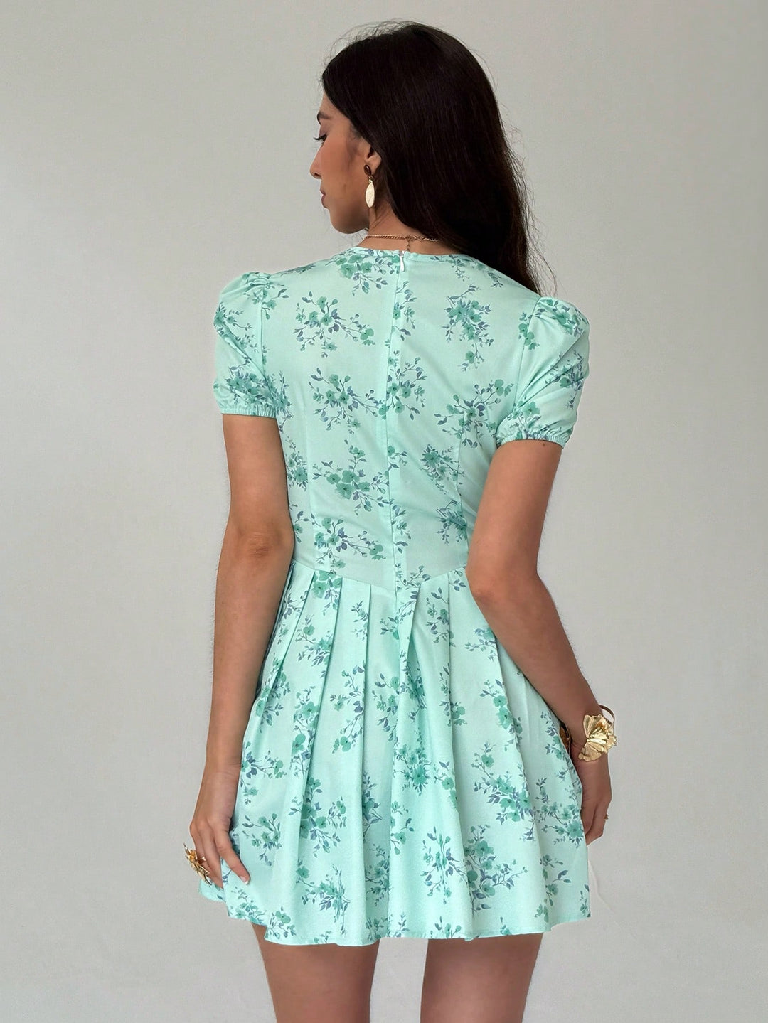 Rochie mini SHEIN, verde
