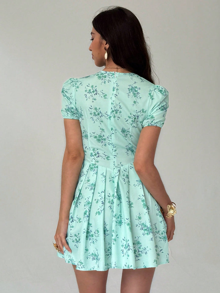 Rochie mini SHEIN, verde