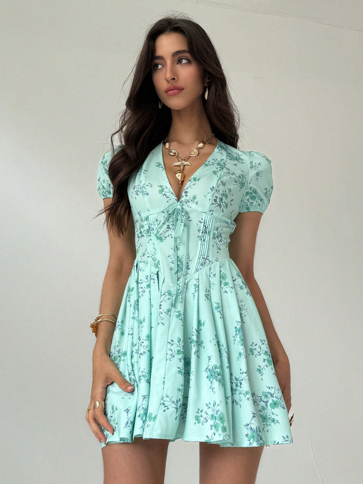 Rochie mini SHEIN, verde