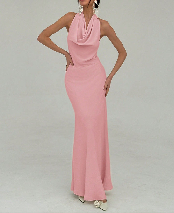 Rochie maxi SHEIN, roz