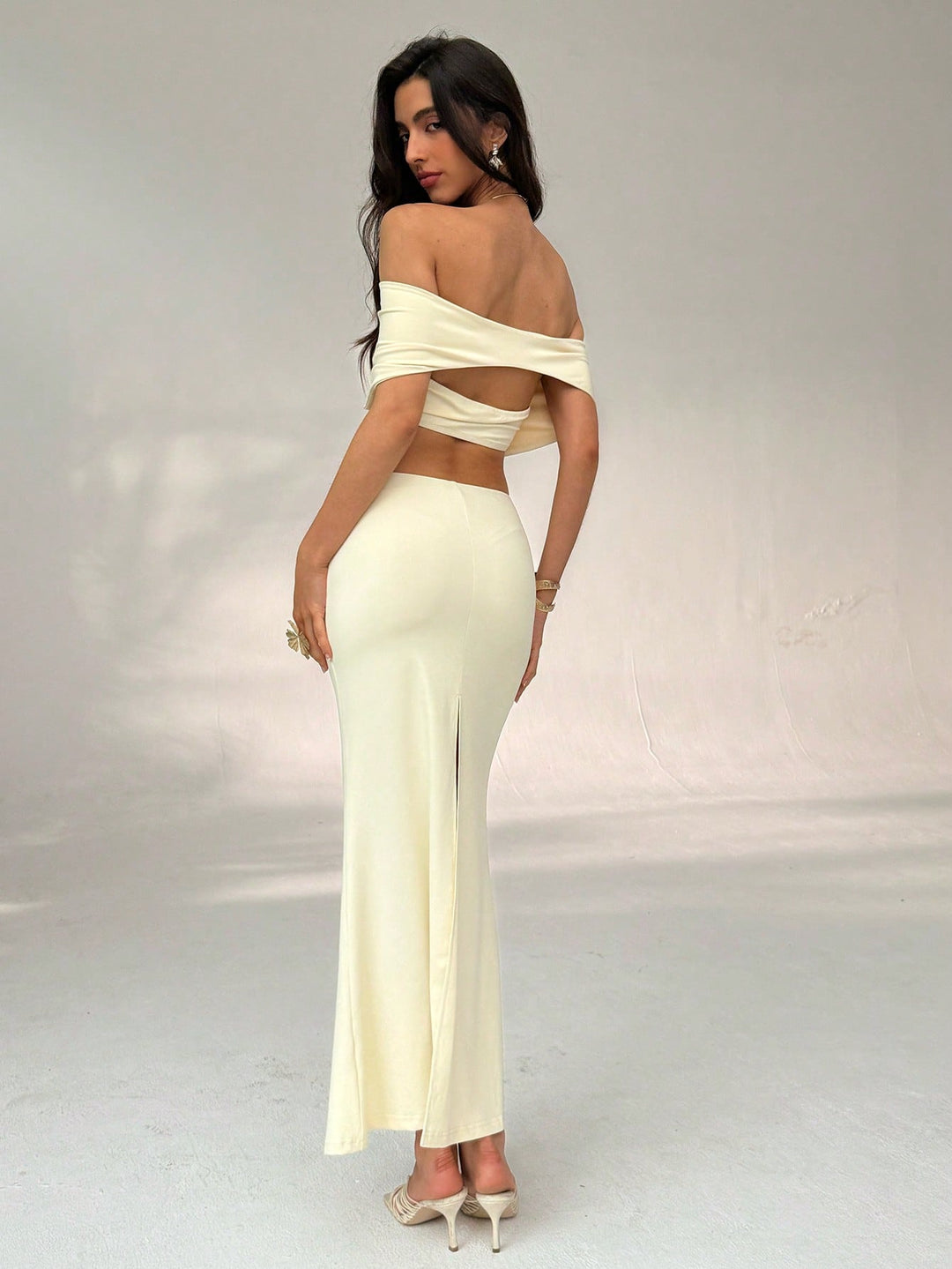 Rochie maxi SHEIN, galben