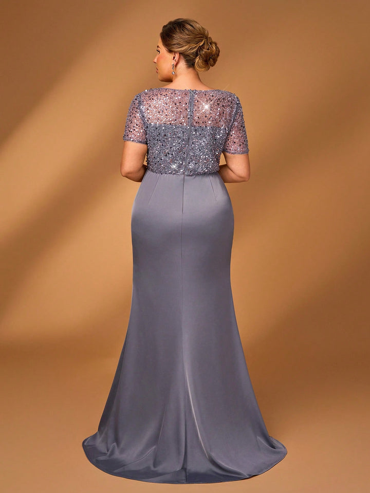 Rochie maxi SHEIN, gri
