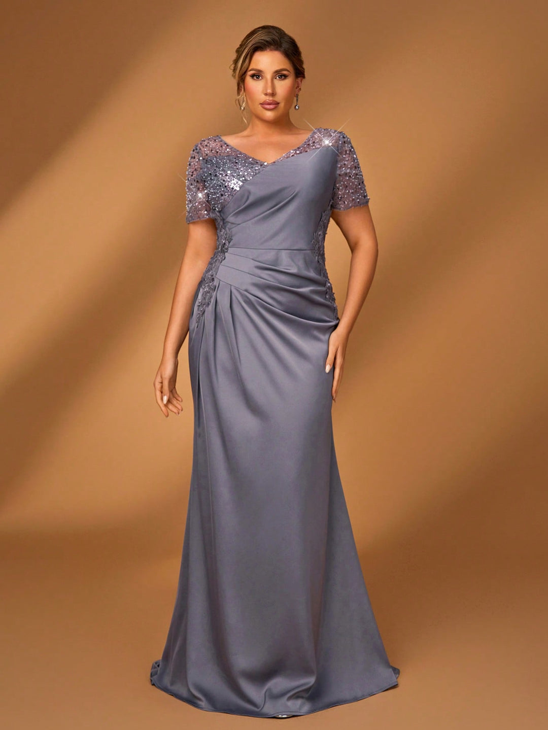 Rochie maxi SHEIN, gri