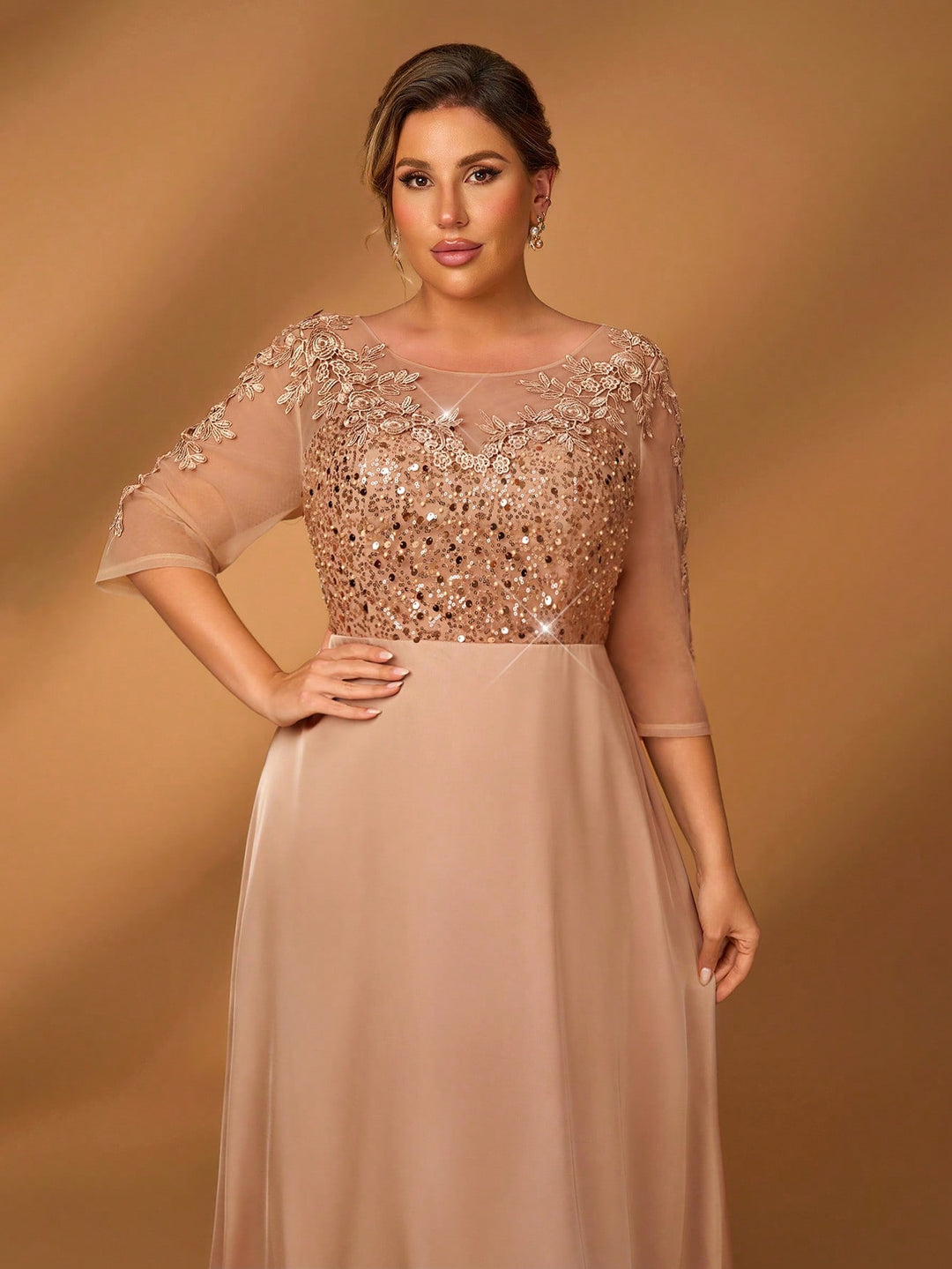 Rochie SHEIN, auriu