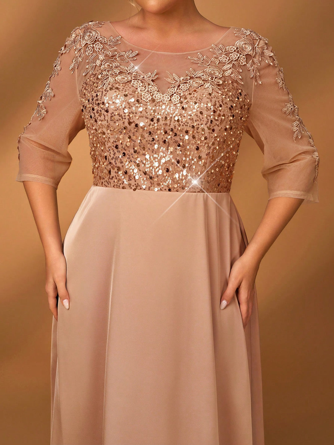 Rochie SHEIN, auriu