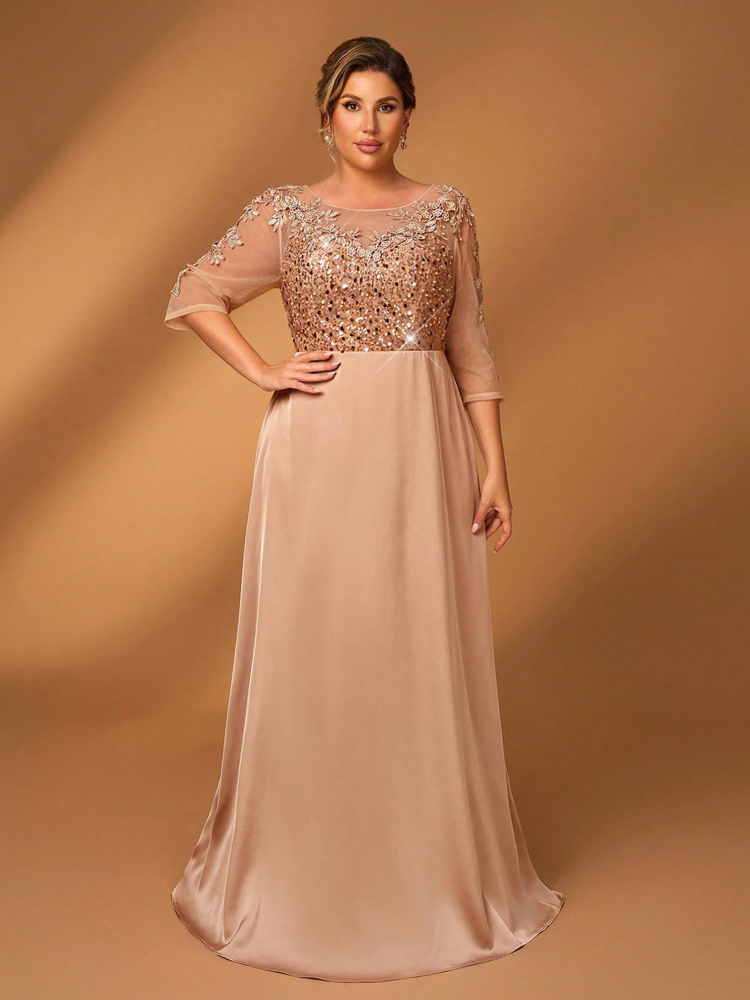 Rochie SHEIN, auriu