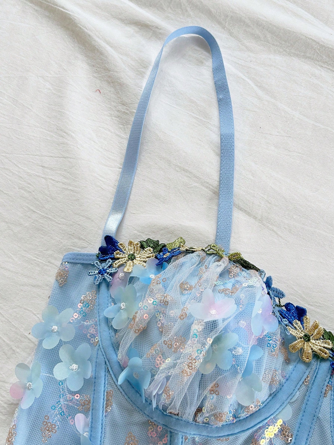 Top SHEIN, albastru